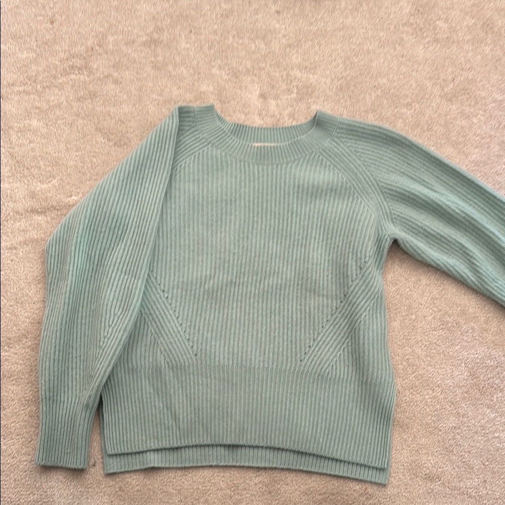 Women's Ribbed Sweater - Green
